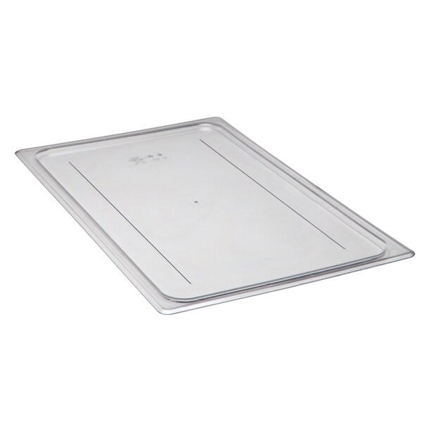 Cambro - Camwear Food Pan Cover, Full Size, Plain, Polycarbonate, Clear, NSF, PK6